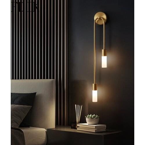 Modern Wall Lamp Simple LED Lightening for Living Room Bedroom Bedside Aisle Wall Sconce Home Decor Wall Light Fixture Wandlamp