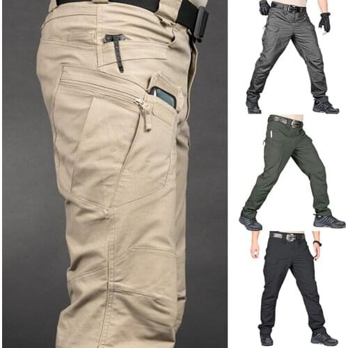 Tactical Pants Men Casual Cargo Pants Army Military Style Waterproof Training Trousers Male Durable Working Pants Plus Size 6XL