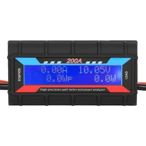 DC 0-60V 200A Voltmeter Ammeter RC Car Battery Tester Voltage Power Energy Electric Current Monitor Meter Digital Wattmeter