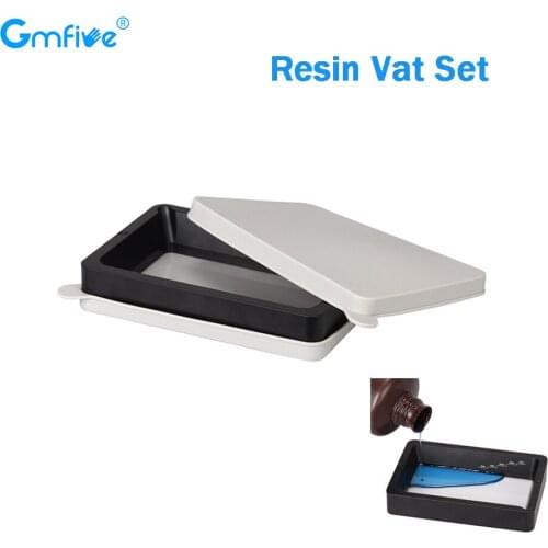 GmFive High Quality Resin Vat Set Anodized Aluminium and Covers Durable 3D Printer Modular for Anycubic Photon Elegoo MARS