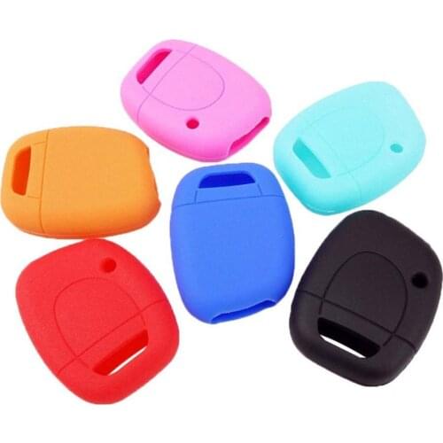1 Button Silicone Car Remote Key Fob Cover Shell Case for Renault Twingo Clio