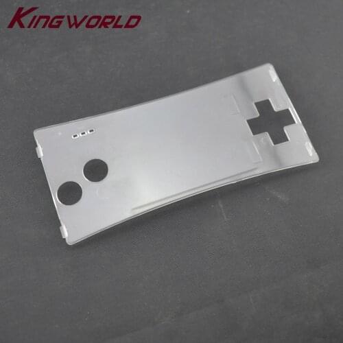 10pcs Transparent Front Shell Faceplate Housing Case Cover Panel for G-ameboy Micro