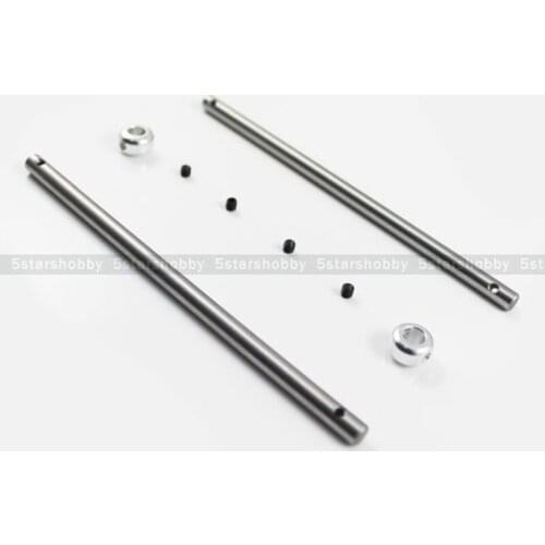 2Pcs 450DFC 450L Helicopter 111MM Main Rotor Shaft for Trex 450DFC