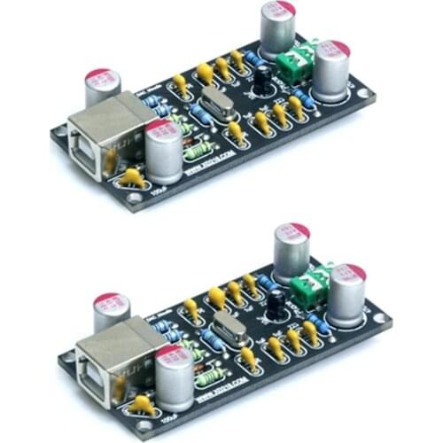 2pcs PCM2704 100dB HI-FI Level USB DAC Sound Card