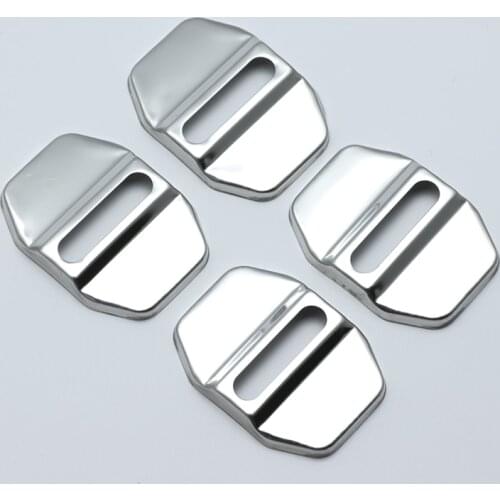 4pcs Anti Rust Car Door Lock Protective Buckle Cover For Mercedes-Benz benz B-Class B class W246 Car Styling Accessories