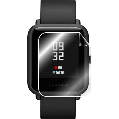 5pcs Soft TPU Smartwatch LCD Protective Film Guard For Amazfit Bip U/Pro/Pop Smart Watch Full Screen Protector Cover Accessories