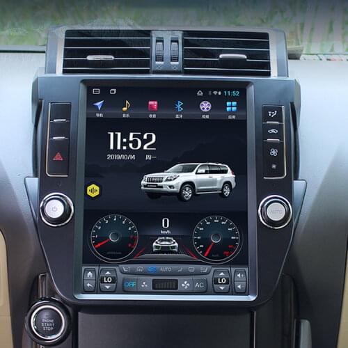 For Toyota Land Cruiser Prado Car Radio 2013 - 2017 Multimedia Video Player Navigation GPS 2din 128GB 12.1Inch IPS Screen