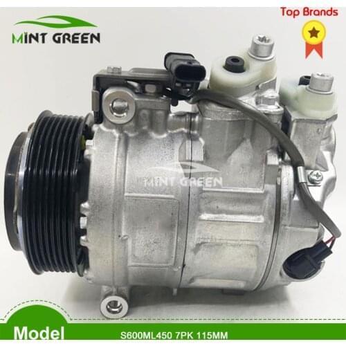 For air conditioning compressors for MERCEDES-BENZ S600ML450 7PK 115MM air compressor ac