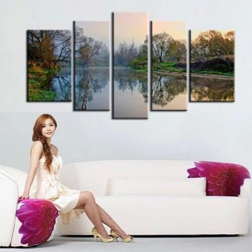 Home decor simulation oil painting on the canvas print landscape pictures Canvas Painting DM1609806