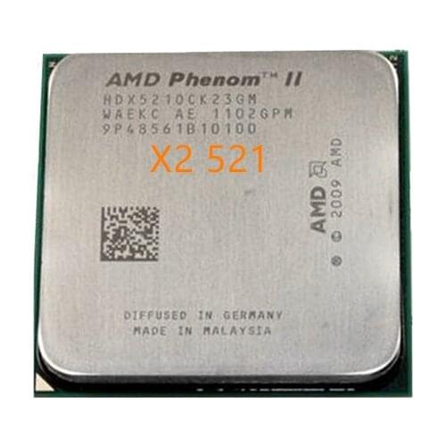 AMD Phenom II X2 521 3.5 GHz Dual-Core CPU Processor HDX521OCK23GM Socket AM3 free shipping