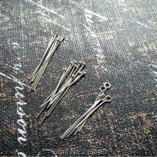 30MM 1000Pcs/pack 3 Styles Stainless Steel Ball Pin Head Pins Jewelry Accessories Findings Fittings