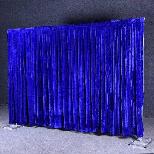 Flannel velvet none transparent wedding backdrop curtain drapes wedding supplies background for party event birthday stage decor