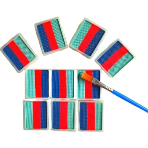 10g Face Boby Art Fluorescence Cake Color Rainbow Bar Children Can Be Painted with Water-Soluble Single