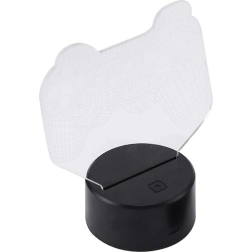 3D Illusion Game Controller Led Night Light for Kids Bedroom Decor Event Prize Game Shop Idea Colorful Desk Night Lamp