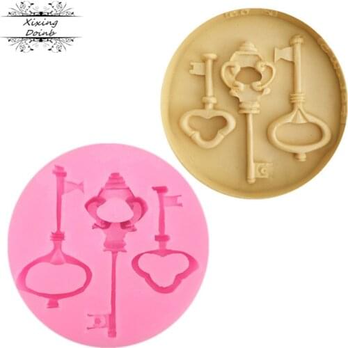 Keys Sugarcraft Cake fondant molds chocolate silicon mold fondant Cake decoration tools