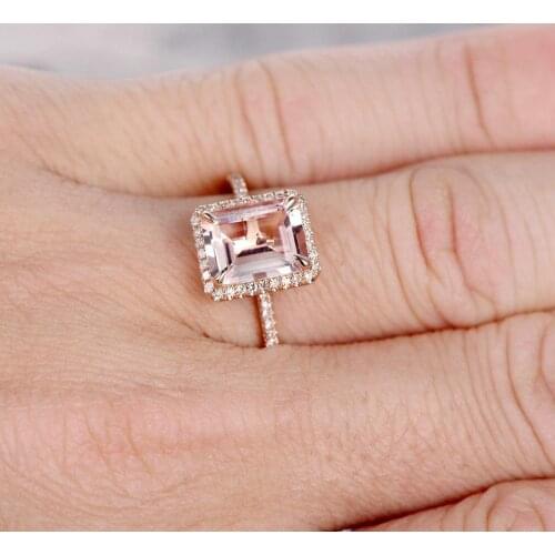 Huitan Luxury Anniversary Ring For Women Elegant Champagne Cubic Zircon Wedding Engagement Ring Simple Stylish Bridal Women Ring