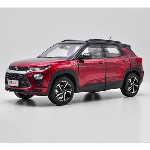 1/18 Scale Chevrolet TRAILBLAZER RS Black/Red Diecast Car Model Toy Collection
