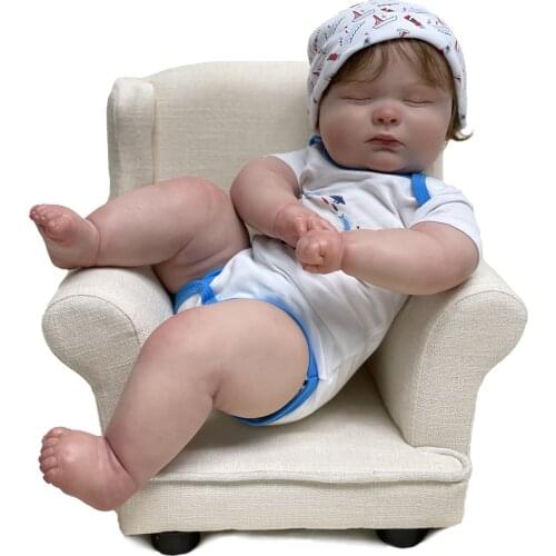 Adolly Reborn Baby Dolls 24 Inch Real Realistic Newborn Cloth Body Gift Boy Girl Toy Soft Silicone Vinyl Lifelike 24c002c