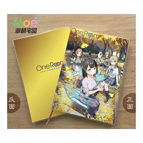 2021 Hot NEW Anime one room Hanasaka Yui Student Notebook Eye Gifts Protection Notepad Cartoon Memorandum Book Xmas Japanese