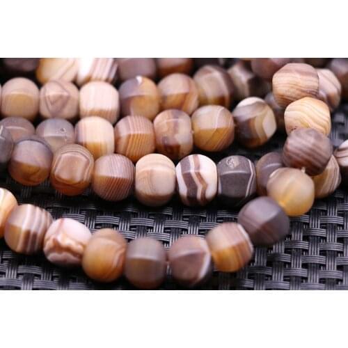 Magical Tibetan Natural silkworm Lines Totem dzi Bead 11*9mm 40pcs beads 1 strand