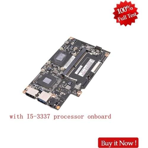 Nokotion For Lenovo Yoga 13 Laptop Motherboard FRU 90002038 SR0N9 With i5-3337 Processor Onboard