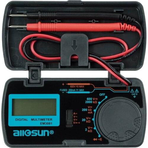 All-sun EM3081 EM3082 Digital Multimeter 3 1/2 1999 Low Battery Indication Overload Protection MULTIMETER Automotive Tester