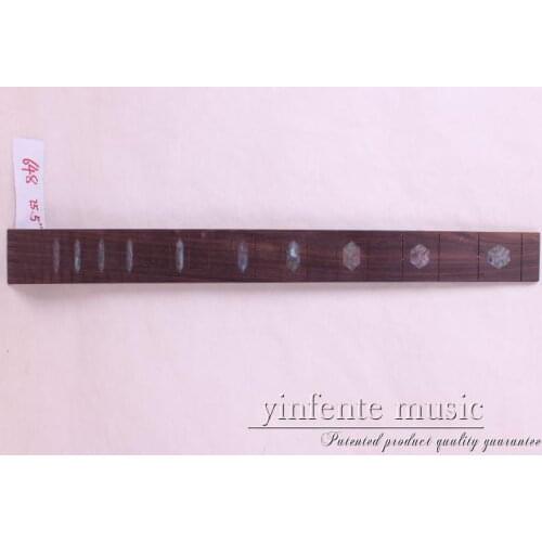 New high Quality 1 x 25.5 " Guitar Fretboard electric guitar rose Wood Fretboard Parts 16 # inlay