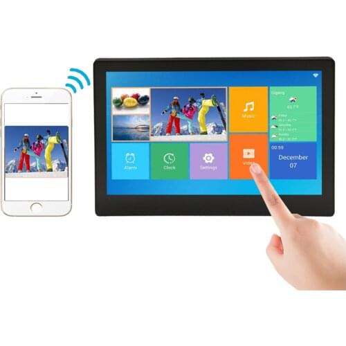 10 inch WIFI cloud photo frame with touch screen 16G memory support to send pictures from mobile phone digital photo frame
