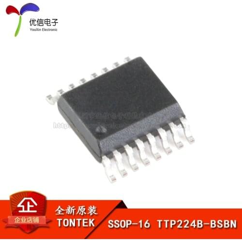 Genuine original patch TTP224B-BSBN SSOP-16 4 key touch detection chip