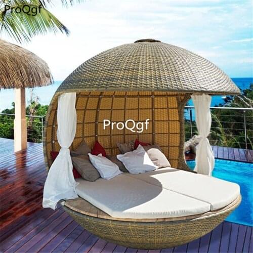 Prodgf 1 Set diameter 120cm rattan Leisure Relax Romantic Bed