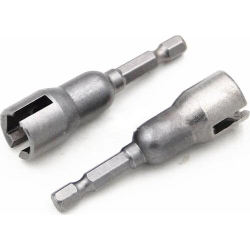 Hexagonal Socket Wrench 65mm Long Chrome Vanadium Steel Multi-function Universal Socket Wrench Electric Screwdriver Adapter