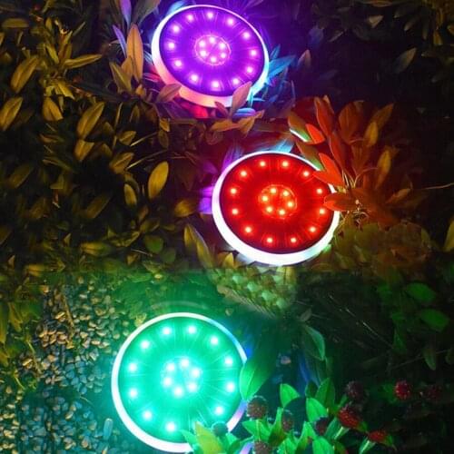 30 LED Solar Garden Buried Floor Light RGB Solar Pathway Lawn Lights Solar Decking Lamps Outdoor Path Ground Light