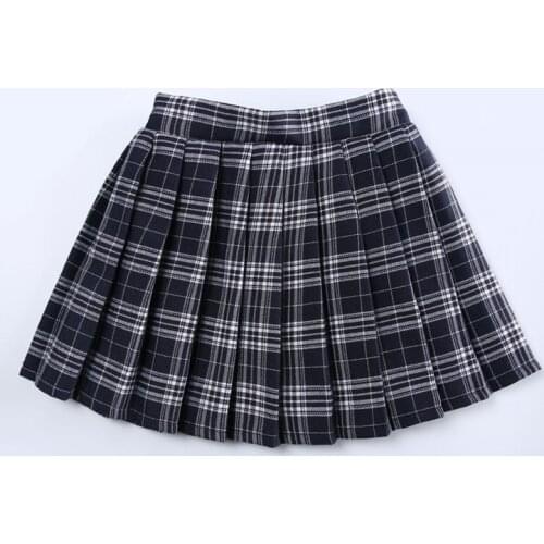 Girls Skirts Plaid Kids Mini Vestido Gray Shool Sweet Mom&Kid Skirt Kids Clothes for 2 3 4 6 8 10 12 Year Old OKS194006