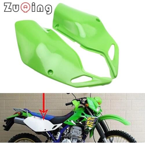 1 Pair Rear Side Plastic Cover For Kawasaki KLX 250 KLX300 1993- 2007 L & R Rear Plastic Cover Fairing Motorcycle parts