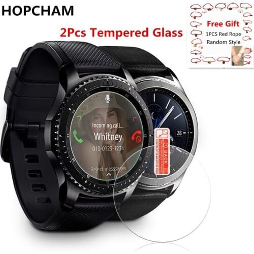 2 Pieces For Samsung Gear S3 Classic Tempered Glass Ultra Cltra 9H For Samsung Gear S2 Frontier Smartwatch Film Screen Protector