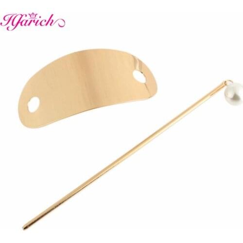 Fine Geometry Hair Pins Temperament Bun Holder Cage Hair Clip Hair Stick for Women Mother Girls Gift Hair Accessories Jewelry