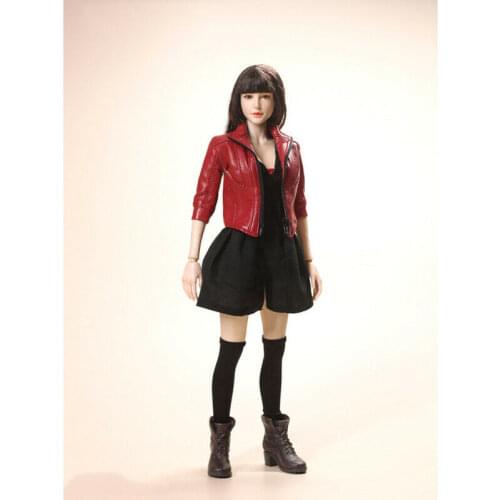 1/6th Female Soldier AS065 Trendy Leather Dress Suit Model for 12" Doll