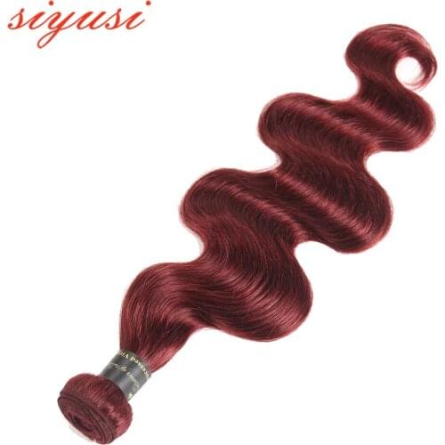 10 Colors Raw Indian Hair Ombre Body Wave Human Wavy Extensions Wholesale Vendors Human Hair Bundles Red Wine Body Wave Bundles