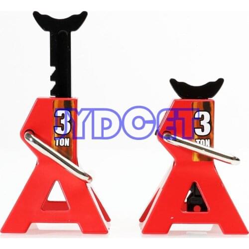 2pcs 3Ton/6Ton Toy Car Metal Jack Stands Repairing Tool AR0006 For 1/10 RC Crawler Car TRX4 Axial SCX10 Tamiya CC01 D90 D110 TF2