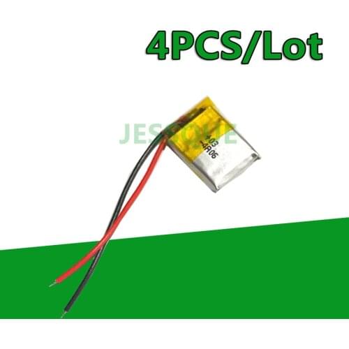 4PCS/Lot Full new 3.7V 30mAh Battery For Fitbit Flex Smart Watch Batterie Accumulator AKKU