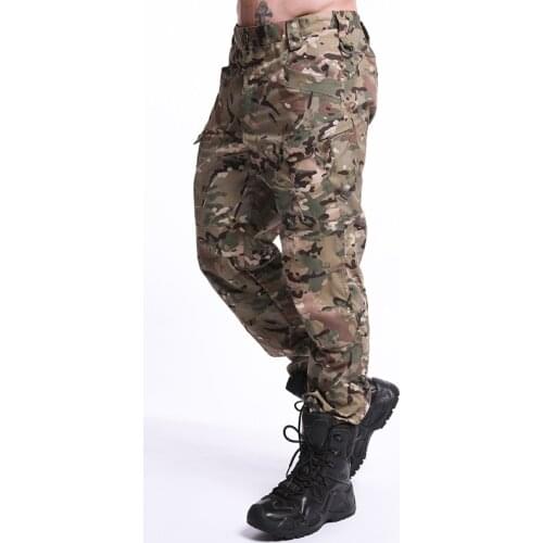 Mens Camouflage Military Tactical Pants Army Military Uniform Trouser Acu Airsoft Paintball Combat Cargo Trousers With Knee Pads
