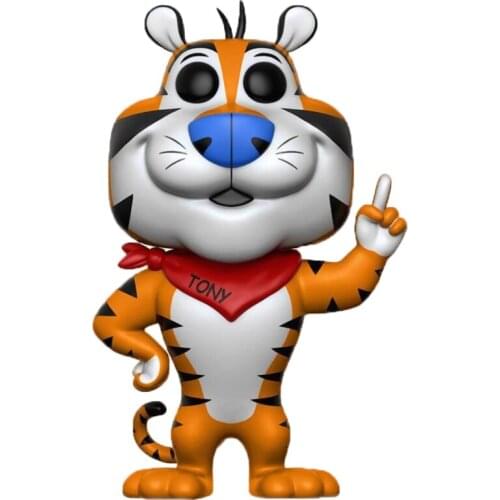 Tiger Figure Ad Icons #08 Frosted Flakes Tony The Tiger Exclusive Collection Cute Tiger Action Vinyl Model Doll Figure Toy Gift