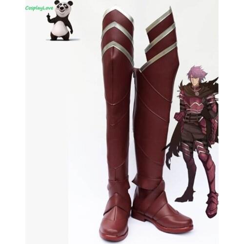 Fire Emblem Echoes Deen Red Cosplay Shoes Boots CosplayLove For Halloween Christmas