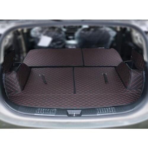 Good quality! Special car trunk mats for KIA Sorento 7 seats -2012 waterproof cargo liner mat boot carpets for Sorento 2013