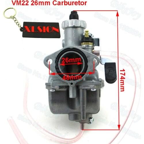 26mm Mikuni Carb VM22 Carburetor For 125 140 cc Pit Dirt Bike Lifan YX Zongshen XR50 CRF70 KLX ATV Quad Motorcycle Scooter