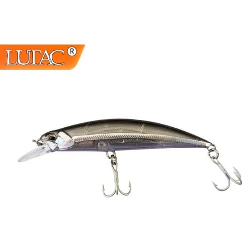 LUTAC black minnow 95mm 16g long casting sinking minnow fishing tackle gear fishing lures