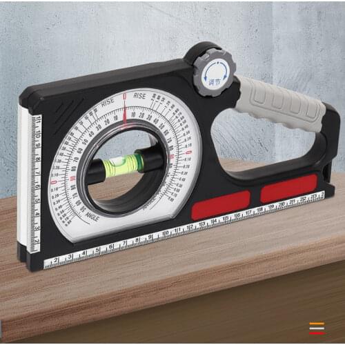 Multi function Slope measuring instrument universal bevel protractor angle level declinometer Angle Feet Foot Slope Meter