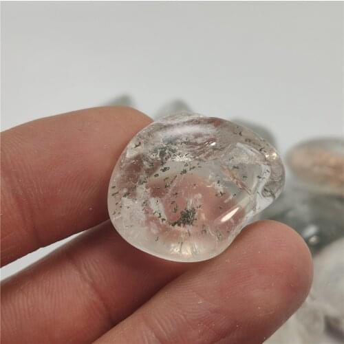 Natural Stone Ghost Phantom Quartz Crystal Gem Specimen Healing Stone Pendant Stone Collection Multi-inclusions crystal