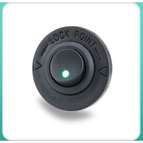Button Switch Push With Led Light Green Red Blue 22mm Round 12V ON-OFF 3PINS Rocker Switch For RV Yacht Power