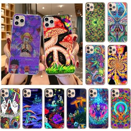 Abstact Trippy Psychedelic Art Soft TPU Silicone Phone Case For iPhone XR 12 11 Pro Max X XS Max 7 8 6 6S Plus 5S SE2020 Cover